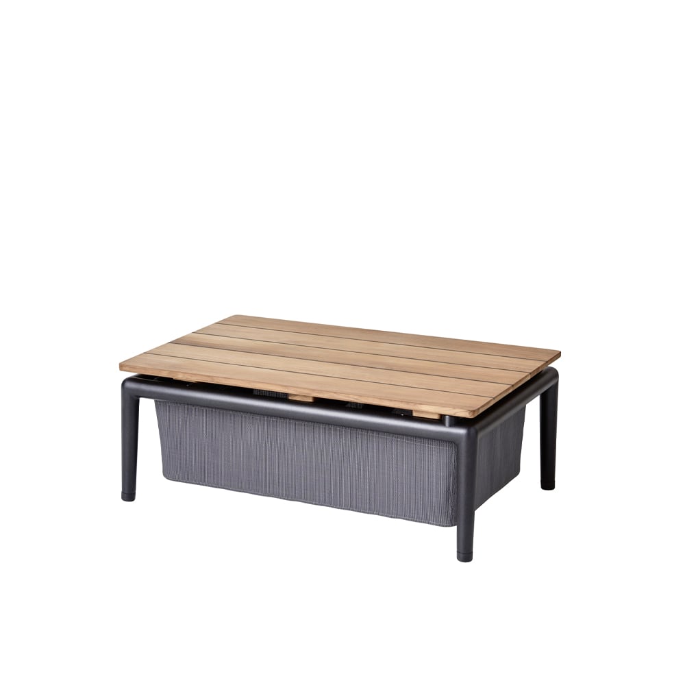 Cane-line Conic box table Grey, teak