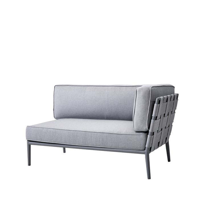 Conic modular sofa - Light grey-left-incl. cushions - Cane-line