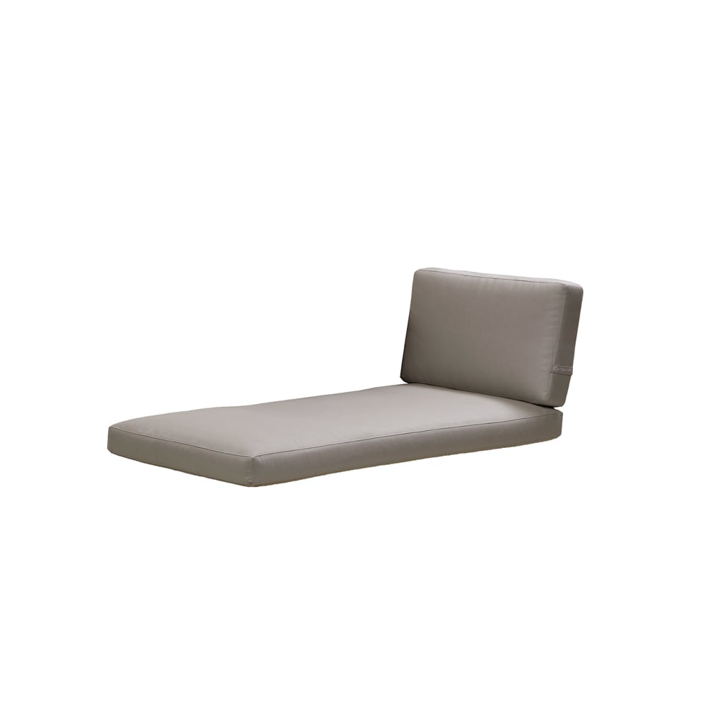 Cane-line Connect cushion set chaise lounge module Cane-Line Natté taupe