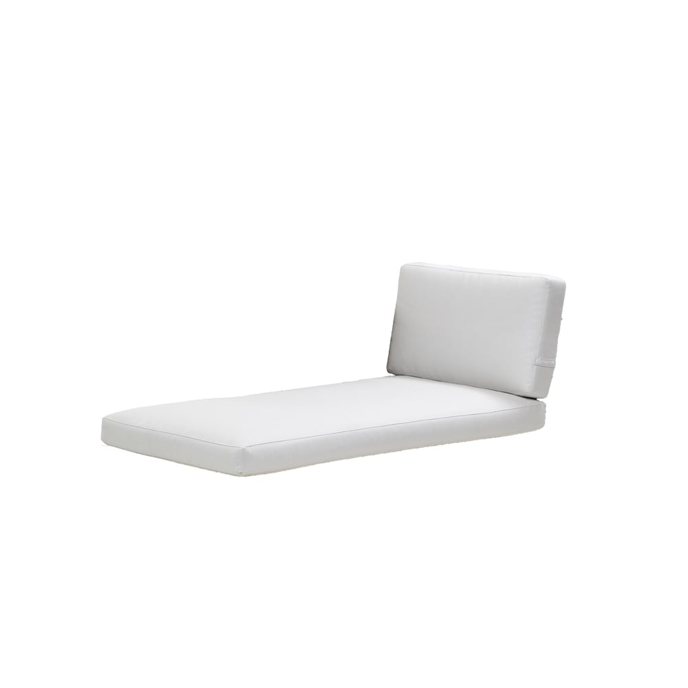 Cane-line Connect cushion set chaise lounge module Cane-Line Natté white