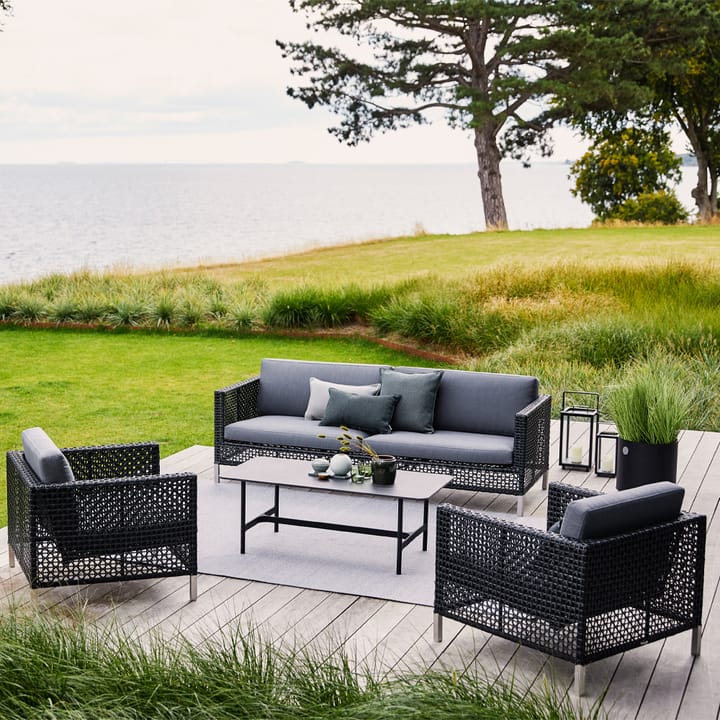 Connect sofa 3-seater, Anthracite Cane-line