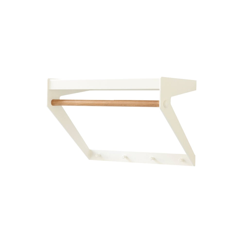 Cane-line Copenhagen City hat rack White, teak