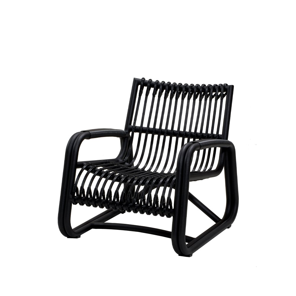 Cane-line Curve armchair Lava grey