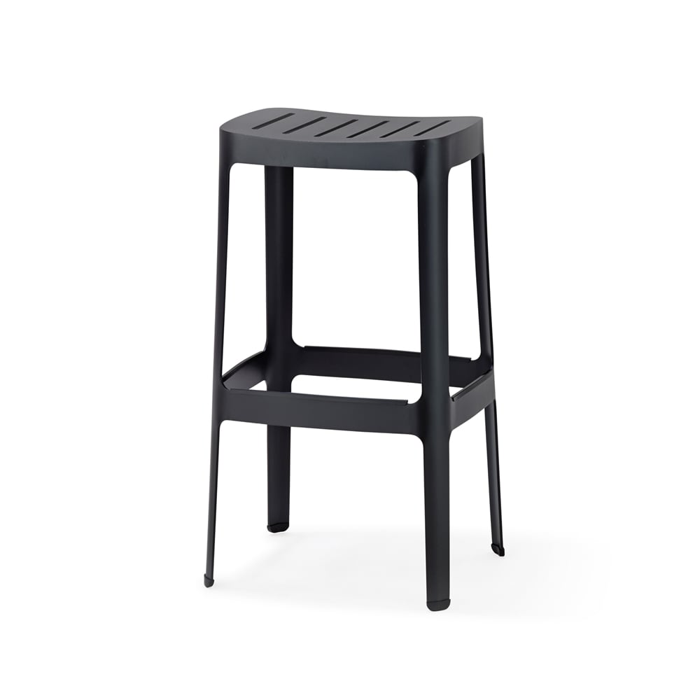 Cane-line Cut barstool Black