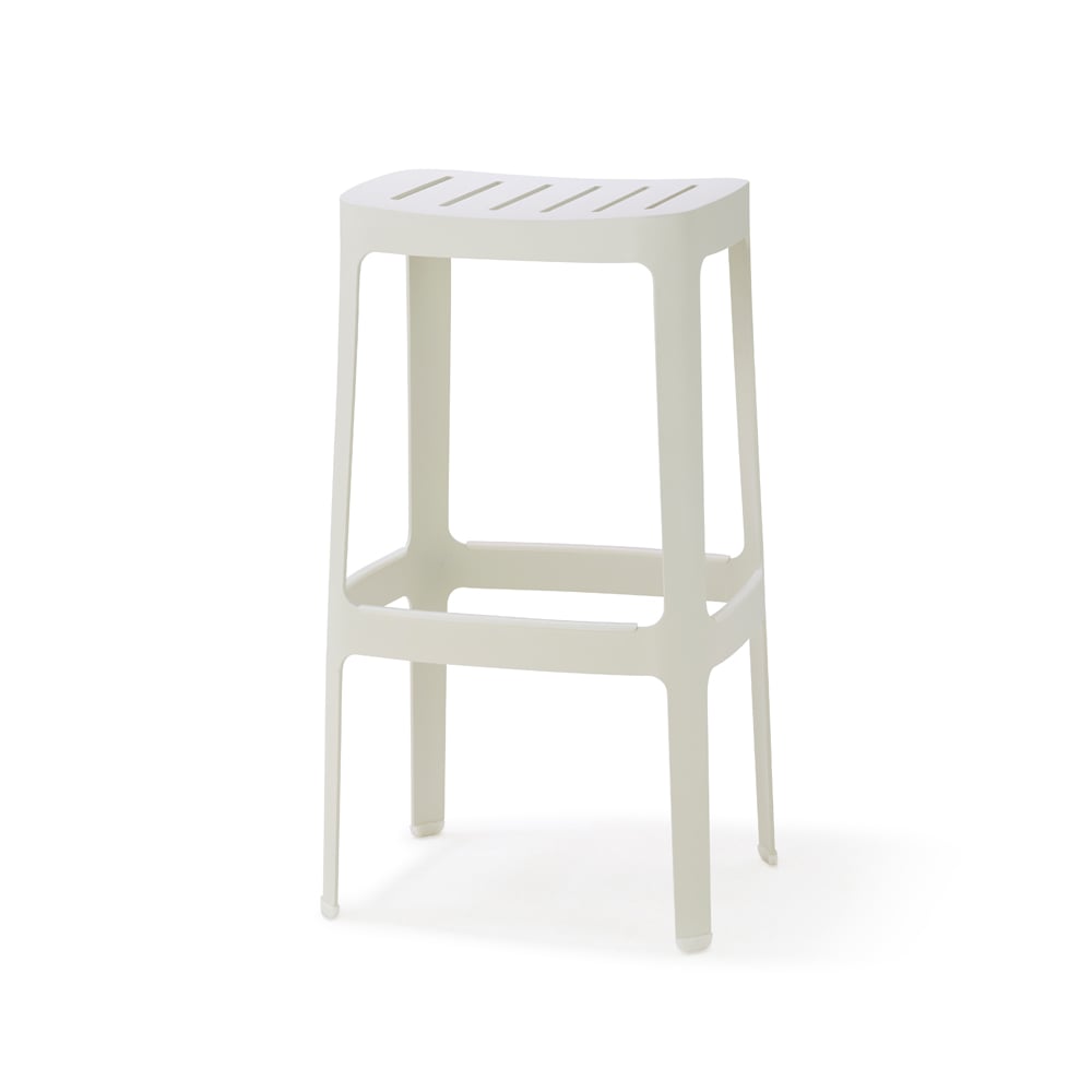 Cane-line Cut barstool White