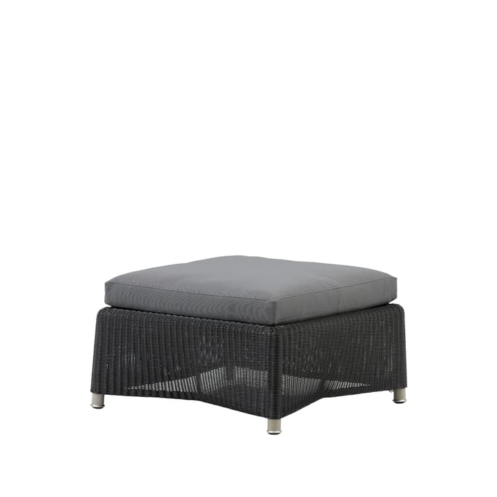 Diamond footstool - Cane-Line Natté graphite - Cane-line