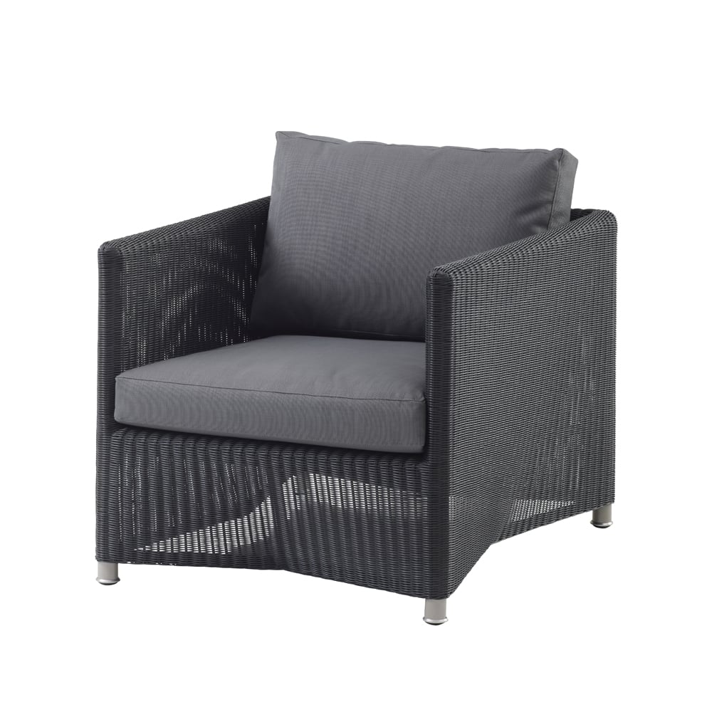 Cane-line Diamond lounge chair weave Cane-Line Natté graphite