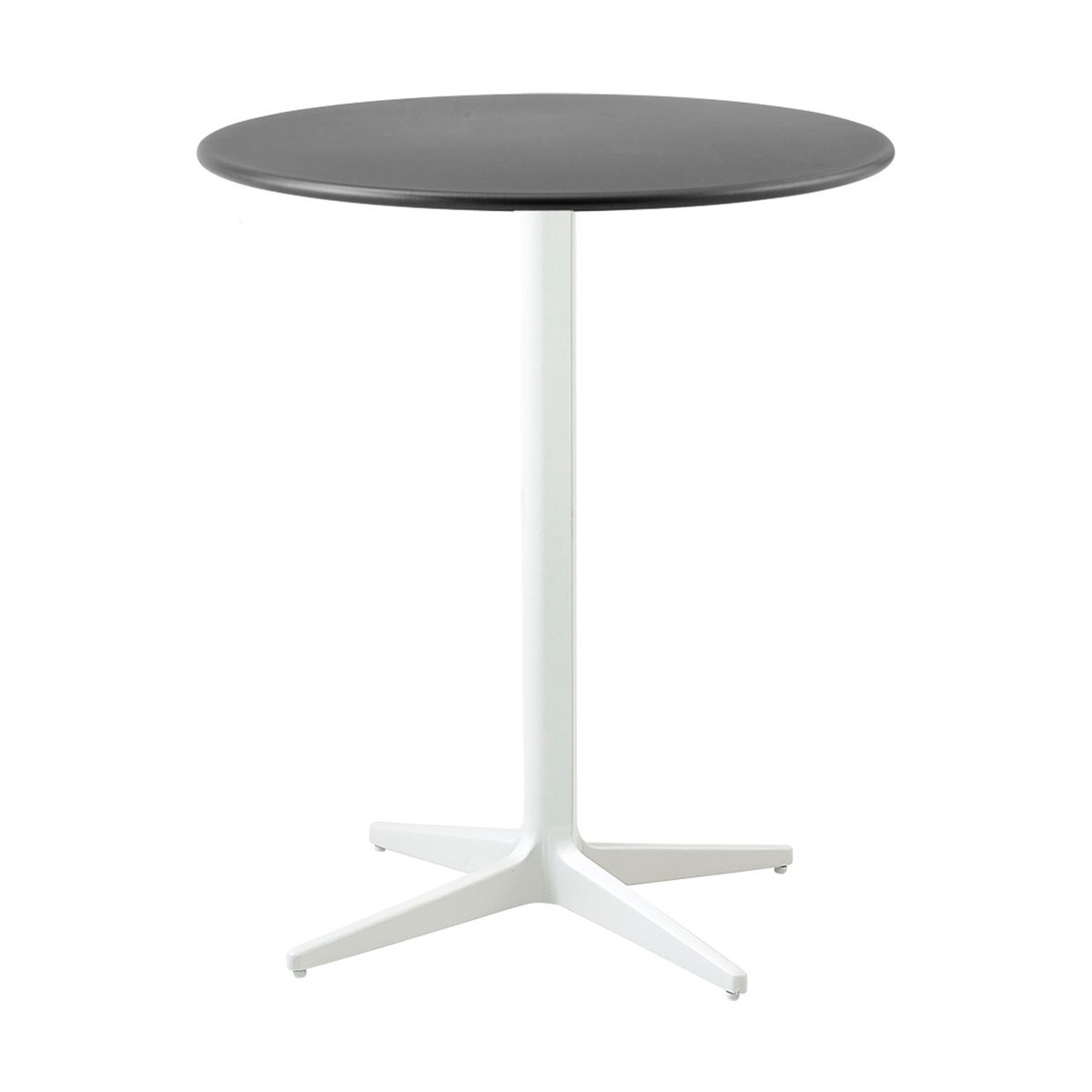 Cane-line Drop coffee table Ø60 cm Lava grey-white