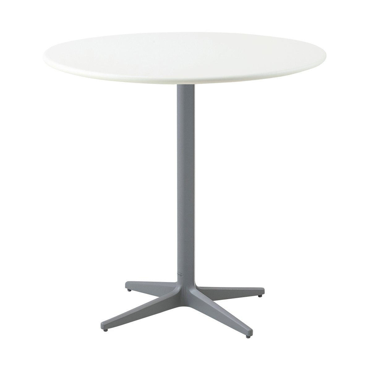 Cane-line Drop coffee table Ø60 cm White-light grey