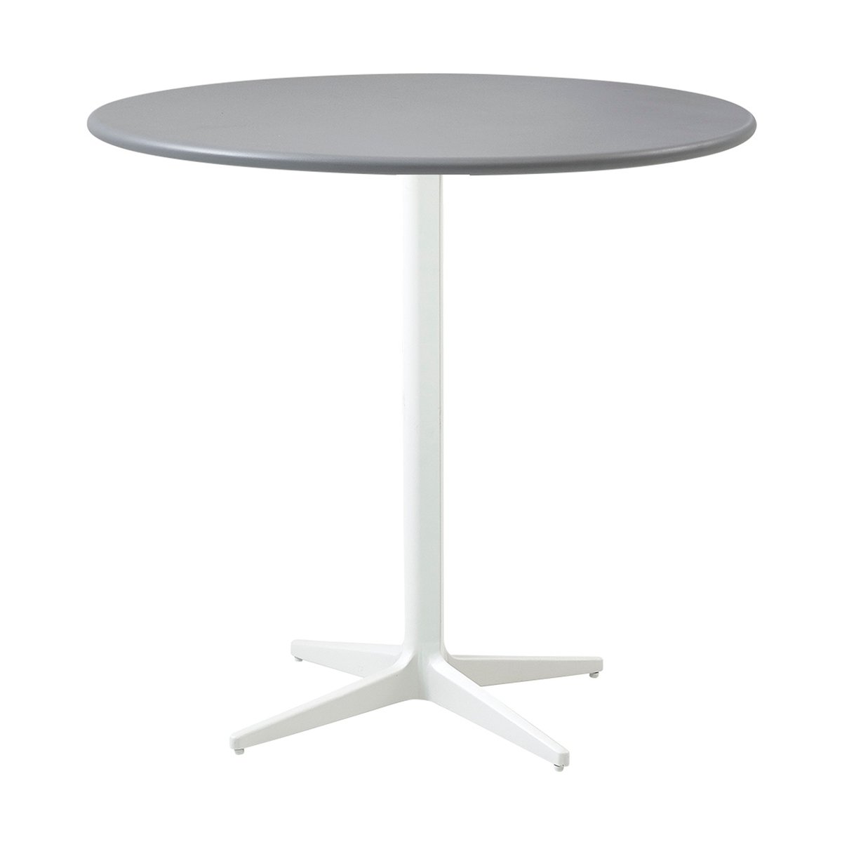 Cane-line Drop coffee table Ø80 cm Light grey-white