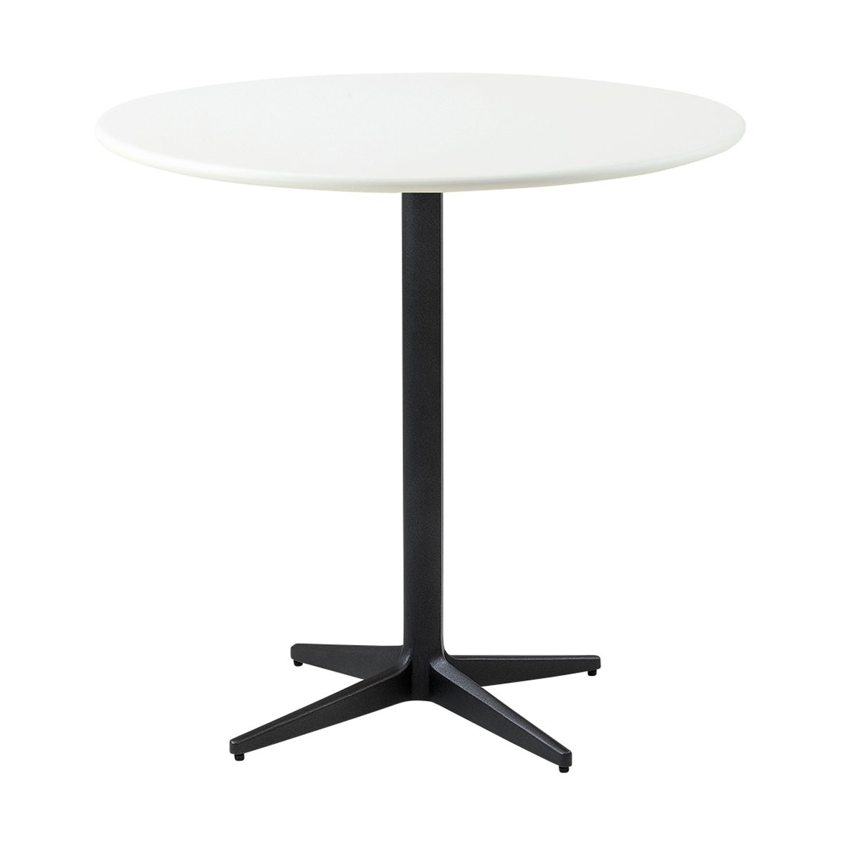 Cane-line Drop coffee table Ø80 cm White-lava grey