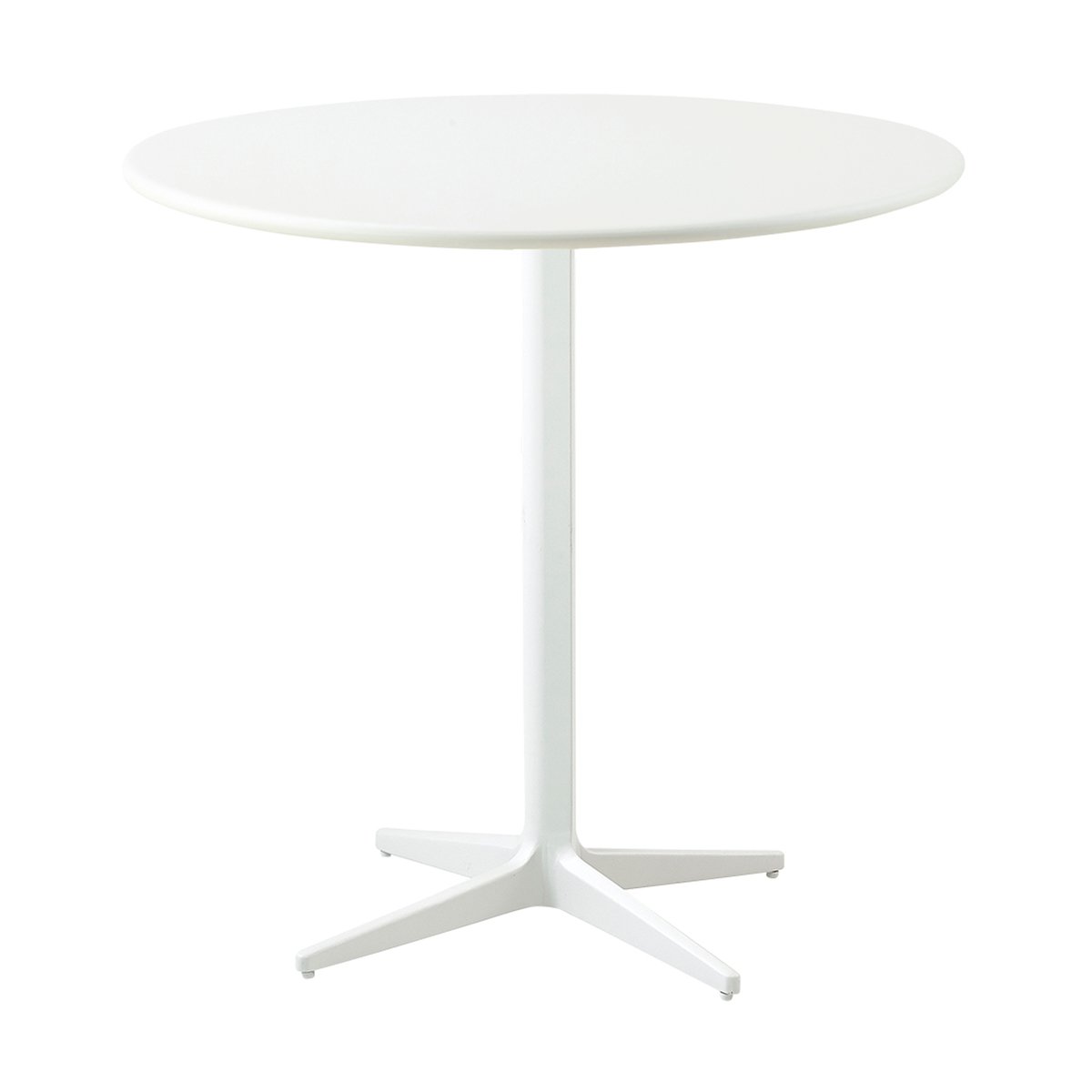 Cane-line Drop coffee table Ø80 cm White-white