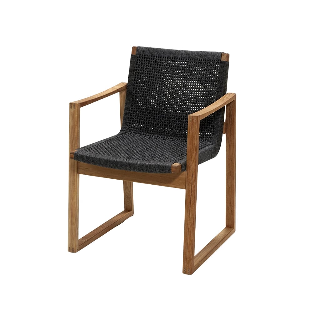 Cane-line Endless armchair Dark grey, teak frame