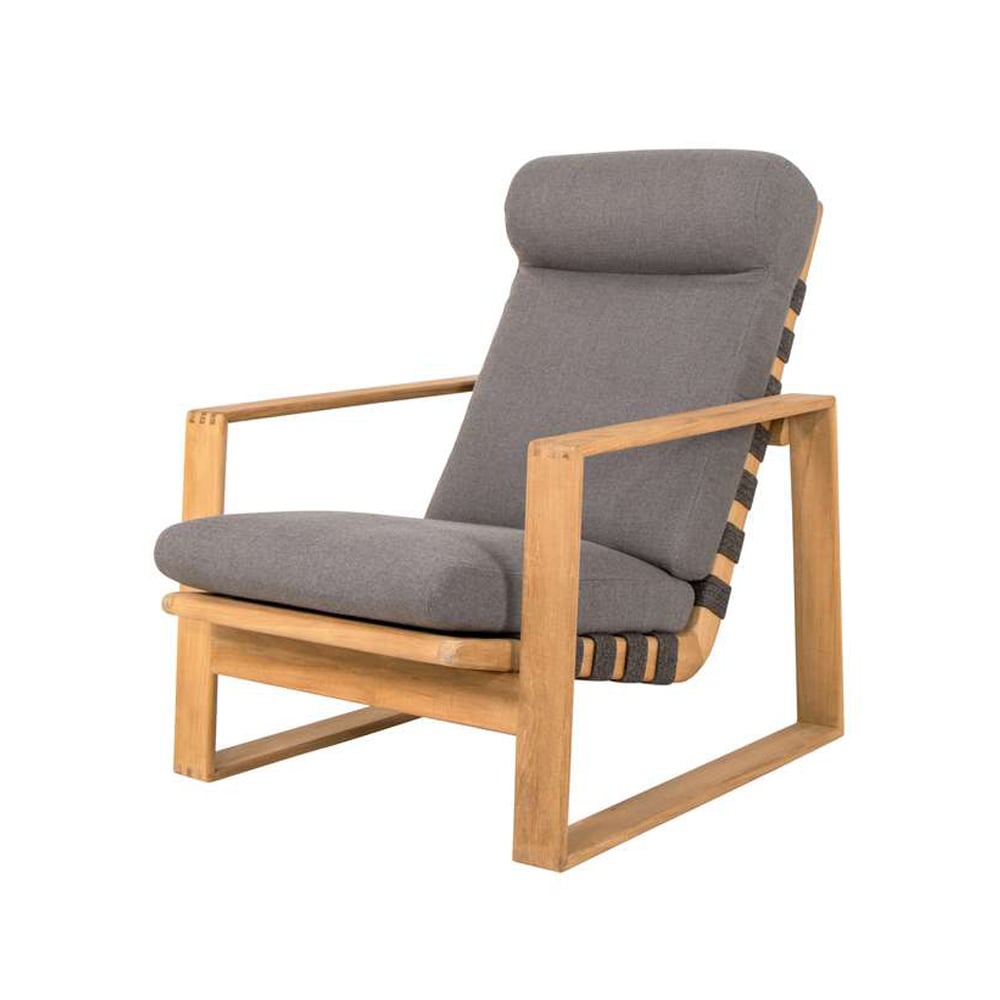 Cane-line Endless Soft Highback armchair Cane-Line airtouch grey, teak