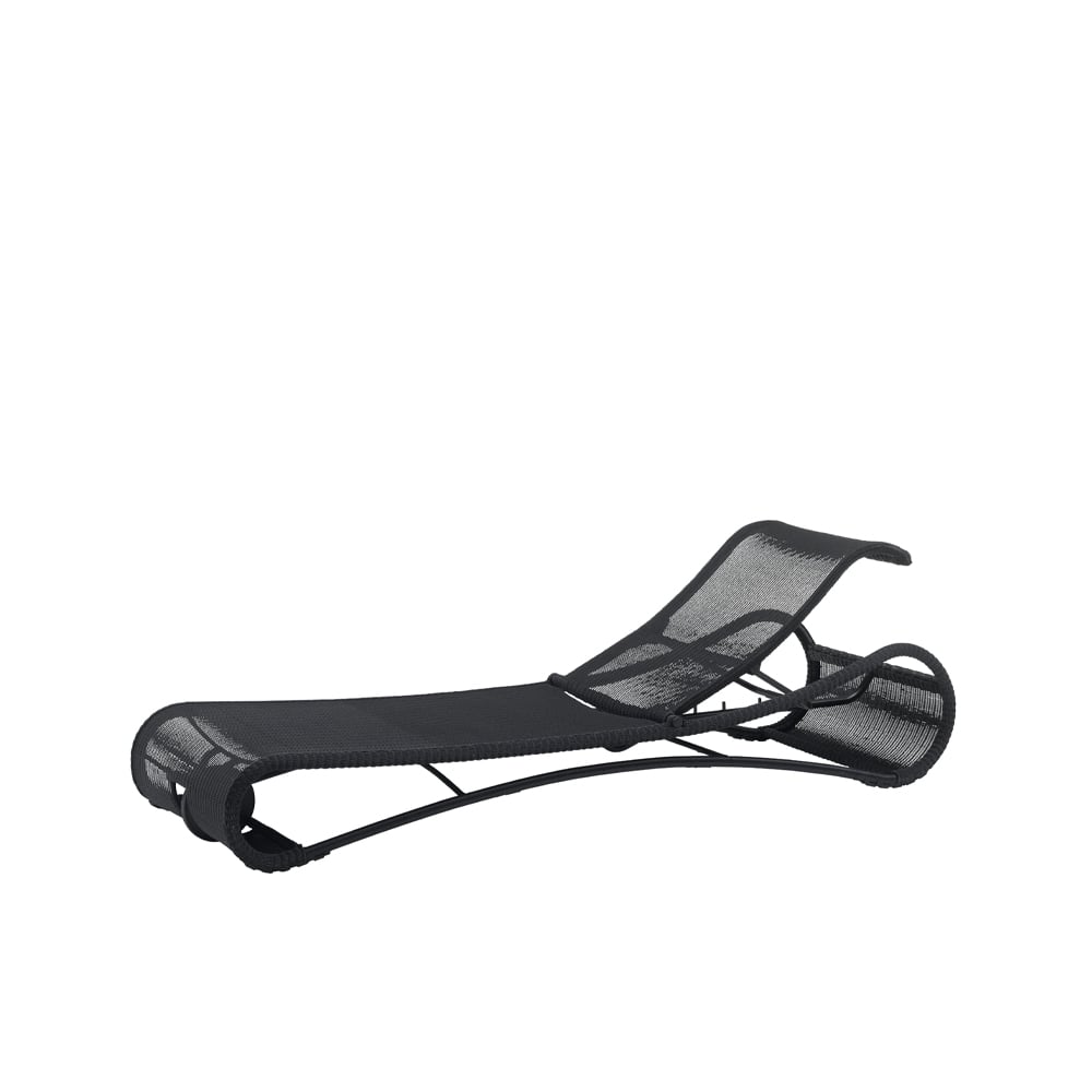 Cane-line Escape sun lounger Black