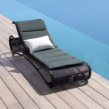 Escape sun lounger - Black - Cane-line