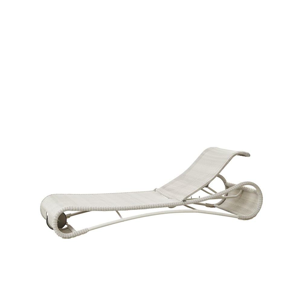 Cane-line Escape sun lounger White grey