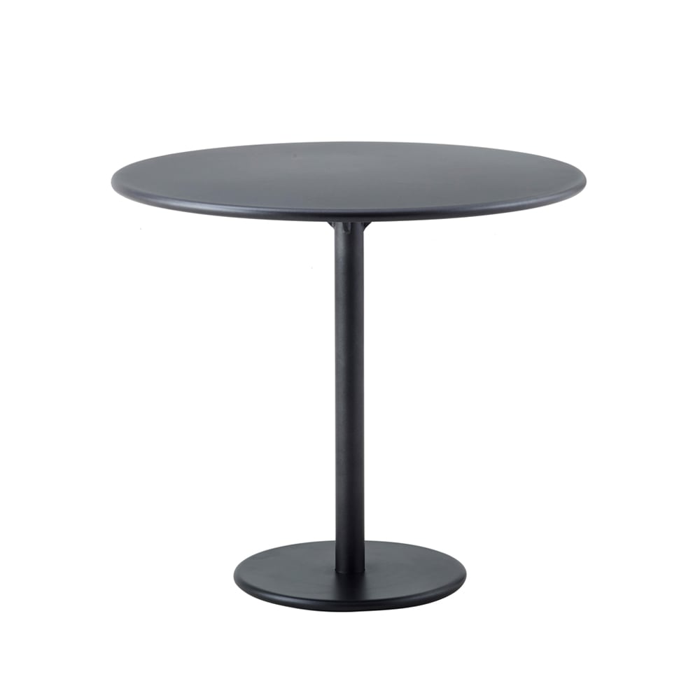 Cane-line Go coffee table Ø80 cm Lava grey-lava grey