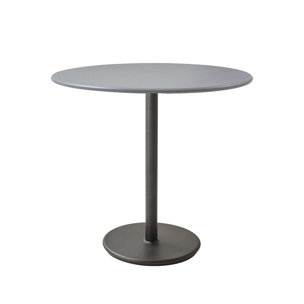 Cane-line Go coffee table Ø80 cm Light grey-lava grey