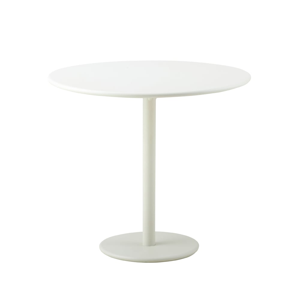 Cane-line Go coffee table Ø80 cm White-white