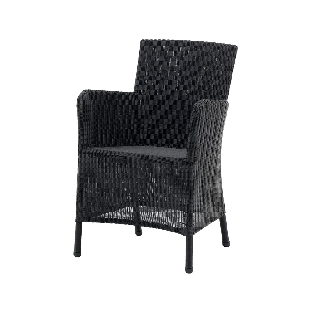 Cane-line Hampstead armchair weave Black