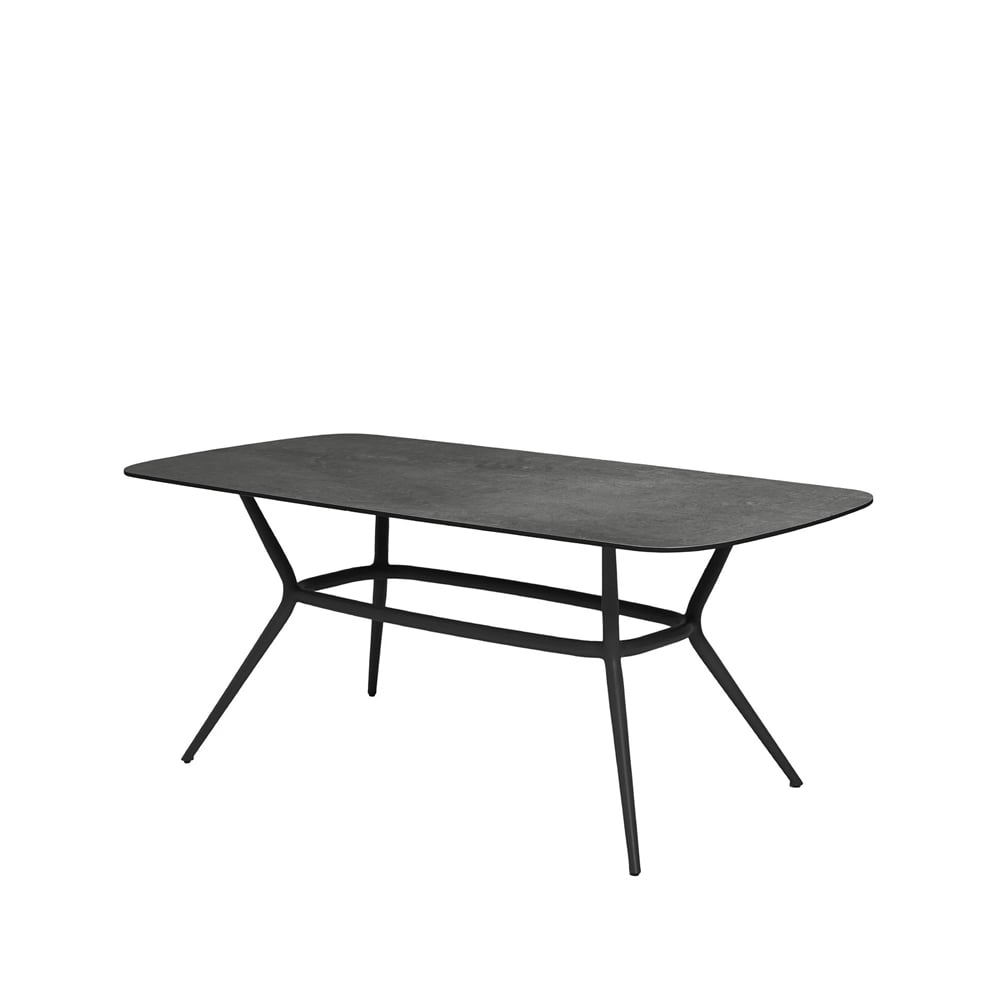 Cane-line Joy dining table oval Dark grey-lava grey