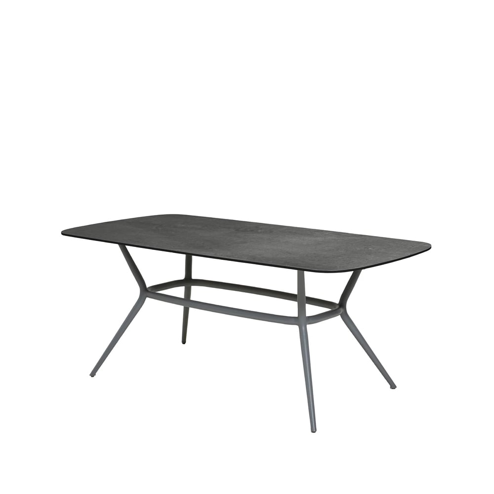 Cane-line Joy dining table oval Dark grey-light grey