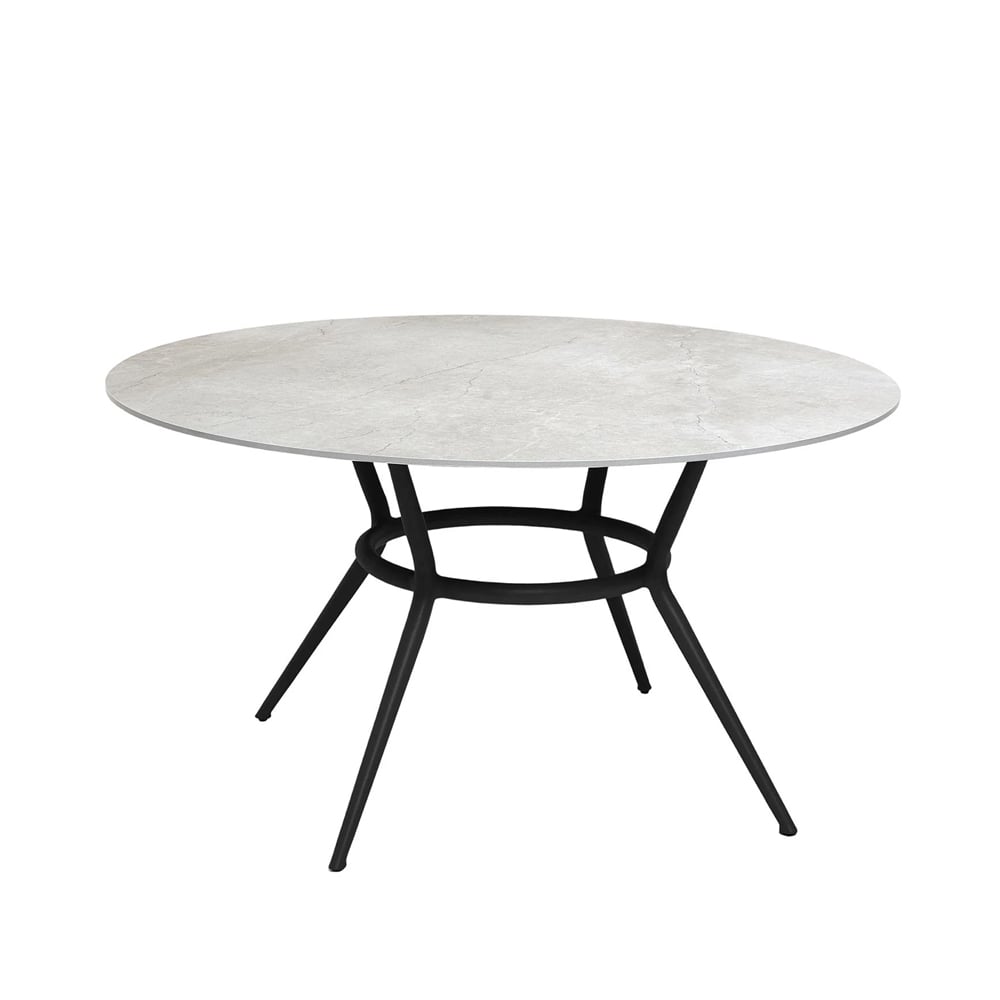 Cane-line Joy dining table round Fossil grey-lava grey Ø144 cm