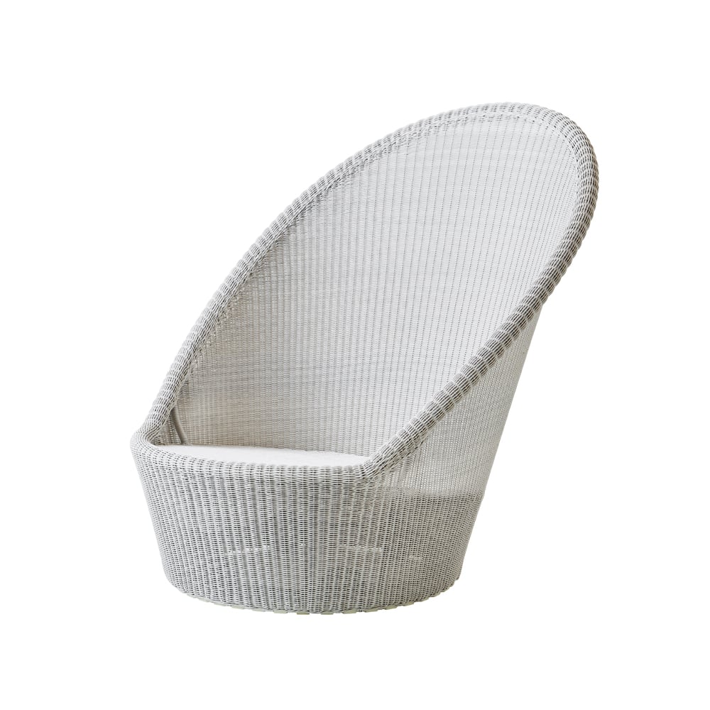 Cane-line Kingston sun chair White grey