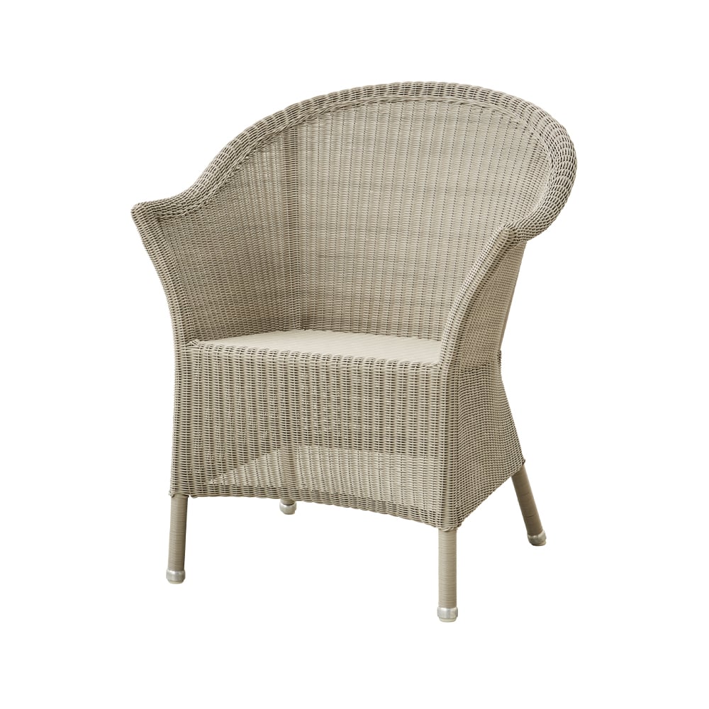 Cane-line Lansing armchair weave Taupe