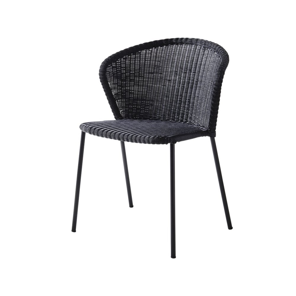 Cane-line Lean chair Black, Cane-Line weave