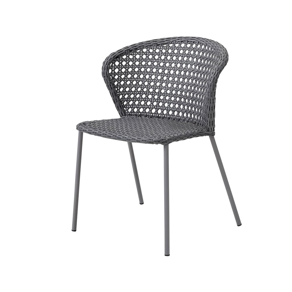 Cane-line Lean chair Light grey, Cane-Line french weave