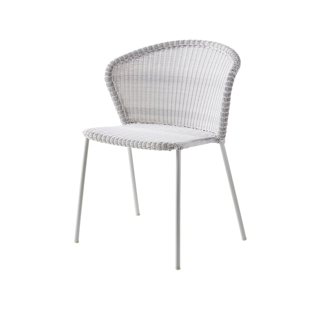 Cane-line Lean chair White grey, Cane-Line weave