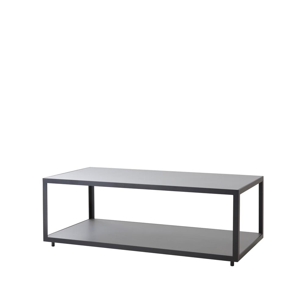 Cane-line Level coffee table ceramic 62x122 cm Light grey-lava grey