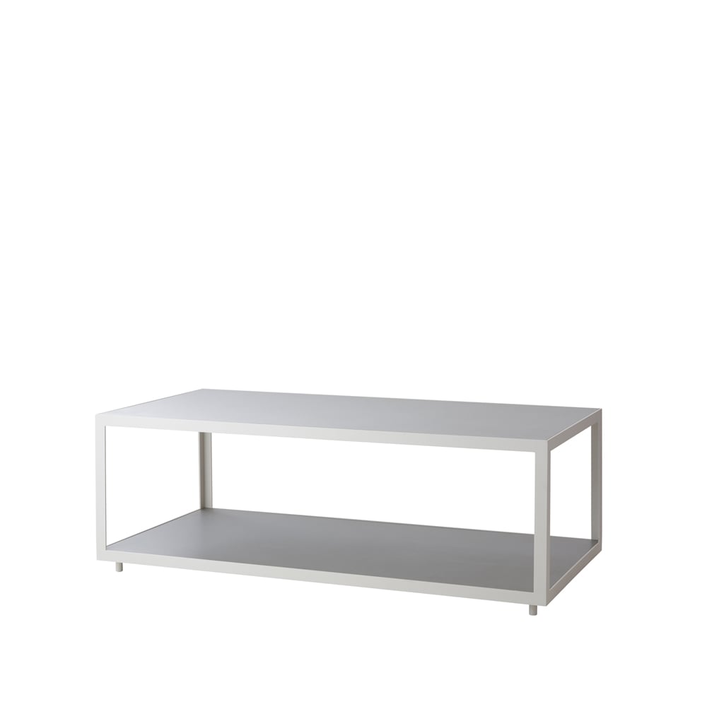 Cane-line Level coffee table ceramic 62x122 cm Light grey-white