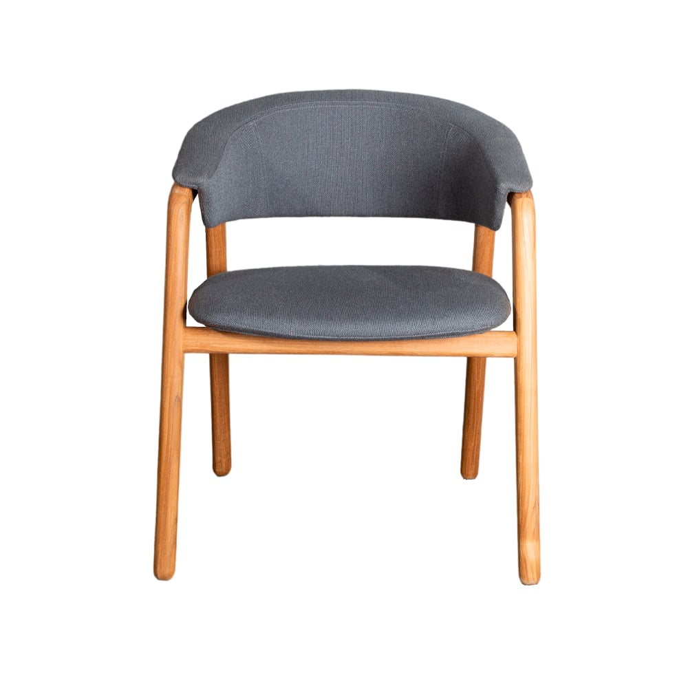 Cane-line Luna chair Cane-Line airtouch grey, teak frame