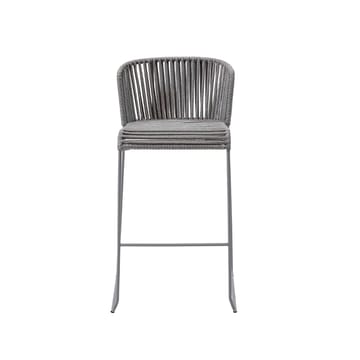 Moments bar stool - Grey - Cane-line