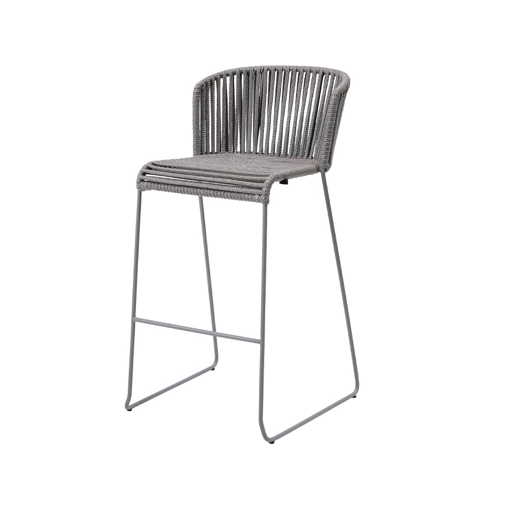 Cane-line Moments bar stool Grey