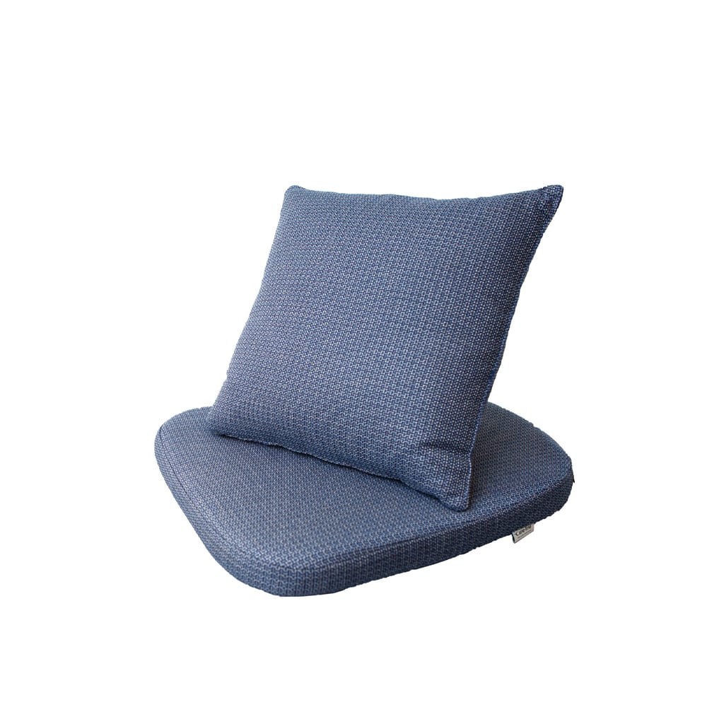 Cane-line Moments chair cushion set Cane-Line link blue