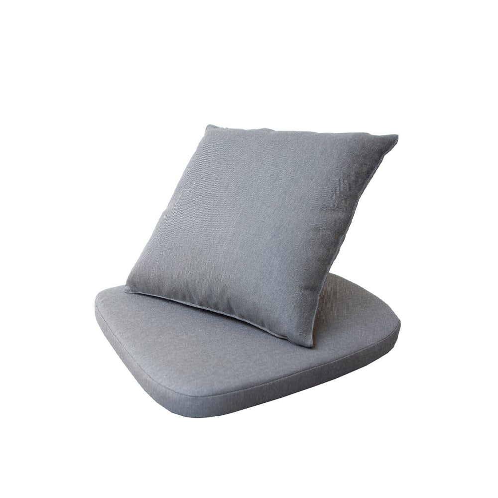 Cane-line Moments chair cushion set Cane-Line Natté grey