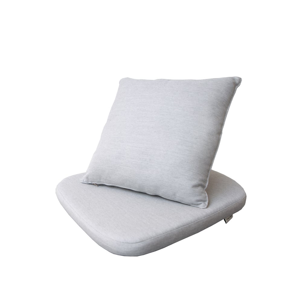 Cane-line Moments chair cushion set Cane-Line Natté light grey