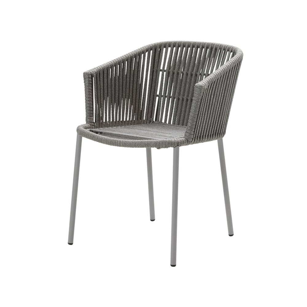 Cane-line Moments stackable chair Grey