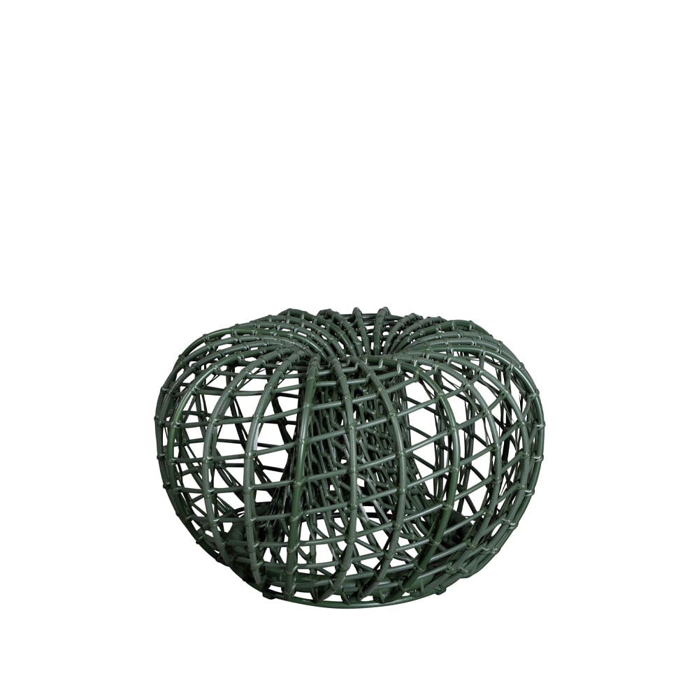 Cane-line Nest table/footstool Dark green, small