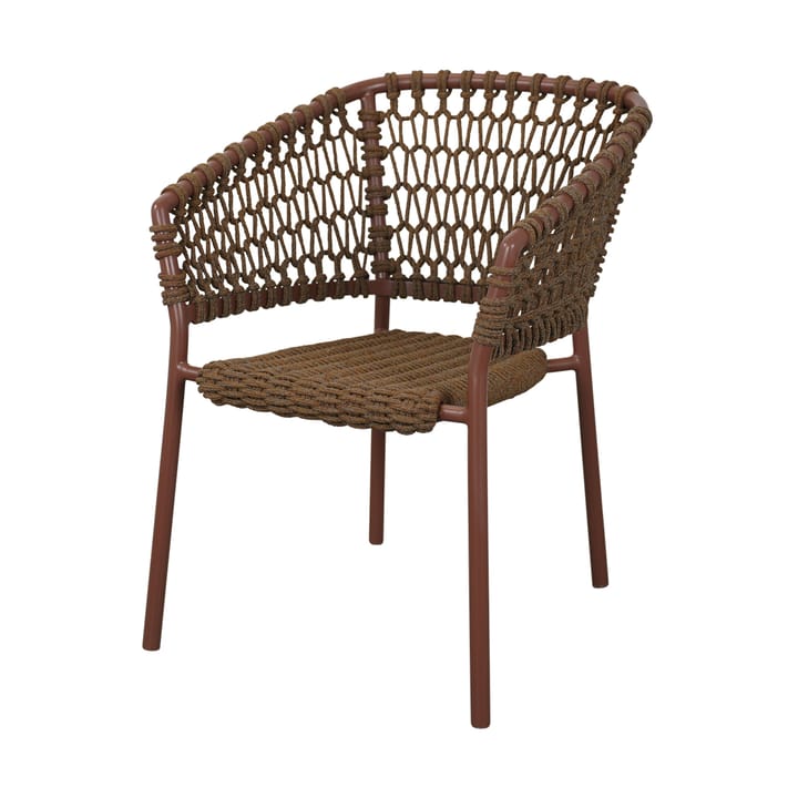 Ocean armchair aluminum - Umber brown (Soft Rope) - Cane-line