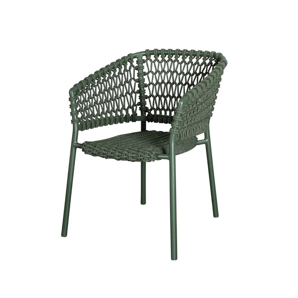 Cane-line Ocean armchair soft rope Dark green