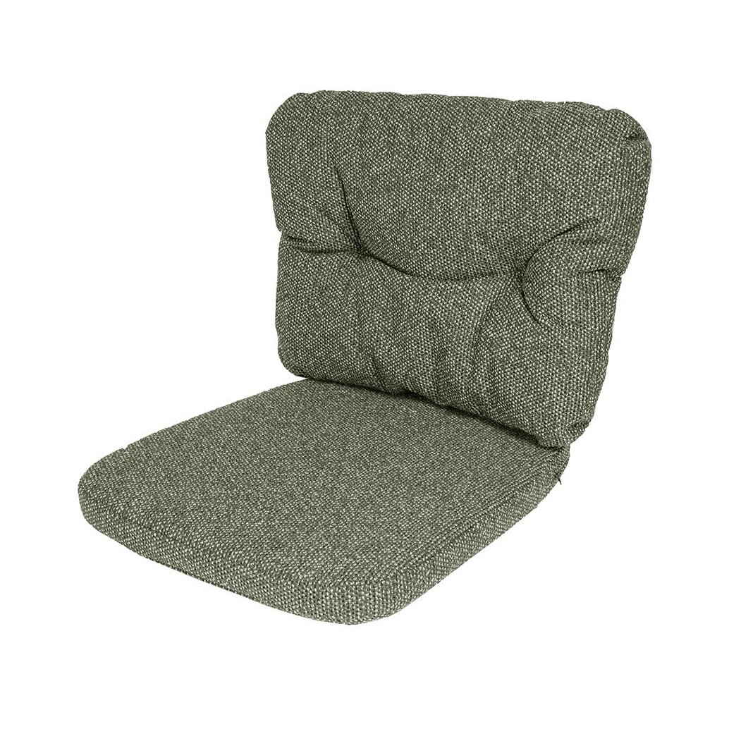 Cane-line Ocean/Basket/Moments cushion set chair Wove dark green