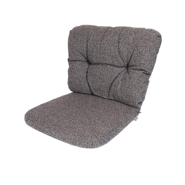 Ocean/Basket/Moments cushion set chair - Wove dark grey - Cane-line