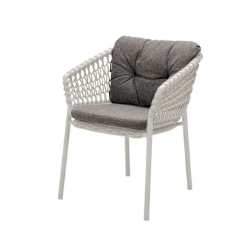 Ocean/Basket/Moments cushion set chair - Wove dark grey - Cane-line