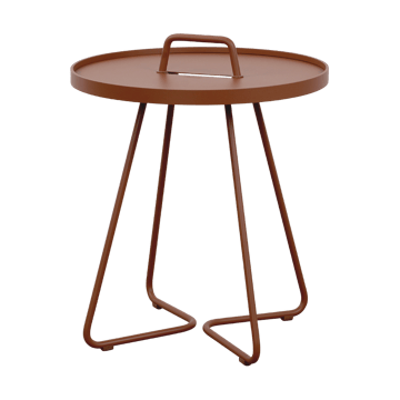 On-the-move side table Ø44 cm - Desert red - Cane-line