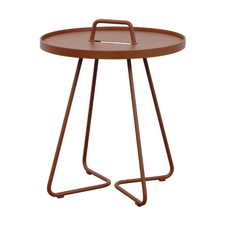 On-the-move side table Ø44 cm - Desert red - Cane-line